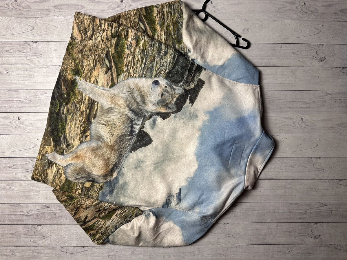 Vintage Vintage Wolf fleece jacket size XXL rare Size US XXL / EU 58 / 5 - 6 Thumbnail