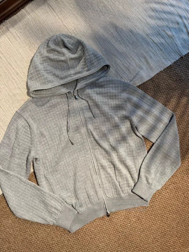 Loro Piana Loro Piana Silk Blended Hooded Zip Leisure Sweater Jacket Size S / US 4 / IT 40 - 1 Thumbnail