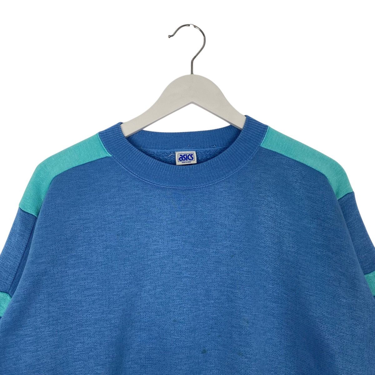 Other Vintage 90s Acisc Sweatshirt Crewneck Blue Made In Japan Size US M / EU 48-50 / 2 - 4 Thumbnail