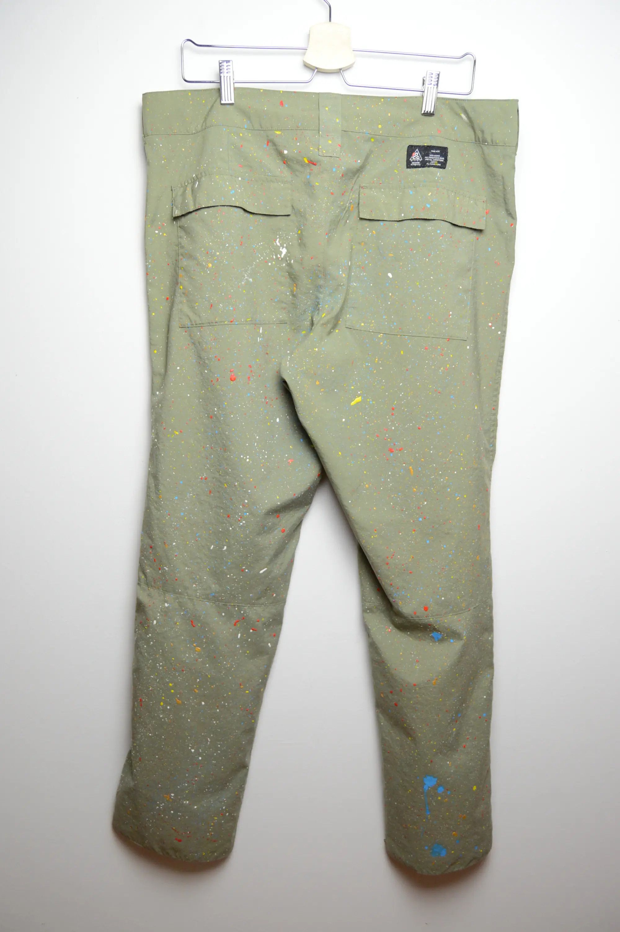 Nike ACG × Vintage 1 of 1 Nike ACG Hand Painted Pants Size US 33 - 2 Thumbnail