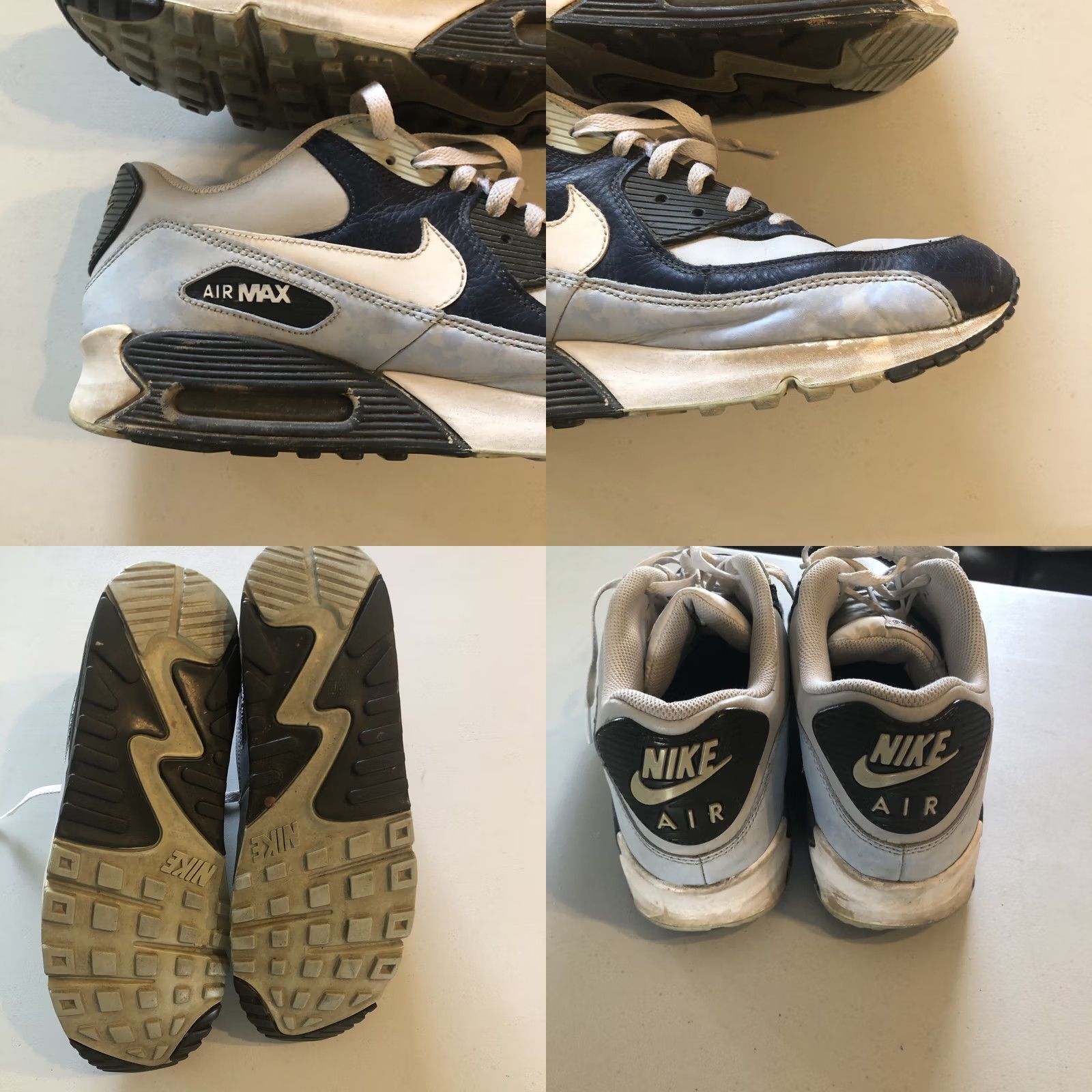 Nike Nike Air Max 90 Mens 12.5 Obsidian Fog Multicolor Athletic Sneaker 2011 Nike Air Max 90 Mens Shoes Size US 13 / EU 46 - 8 Thumbnail