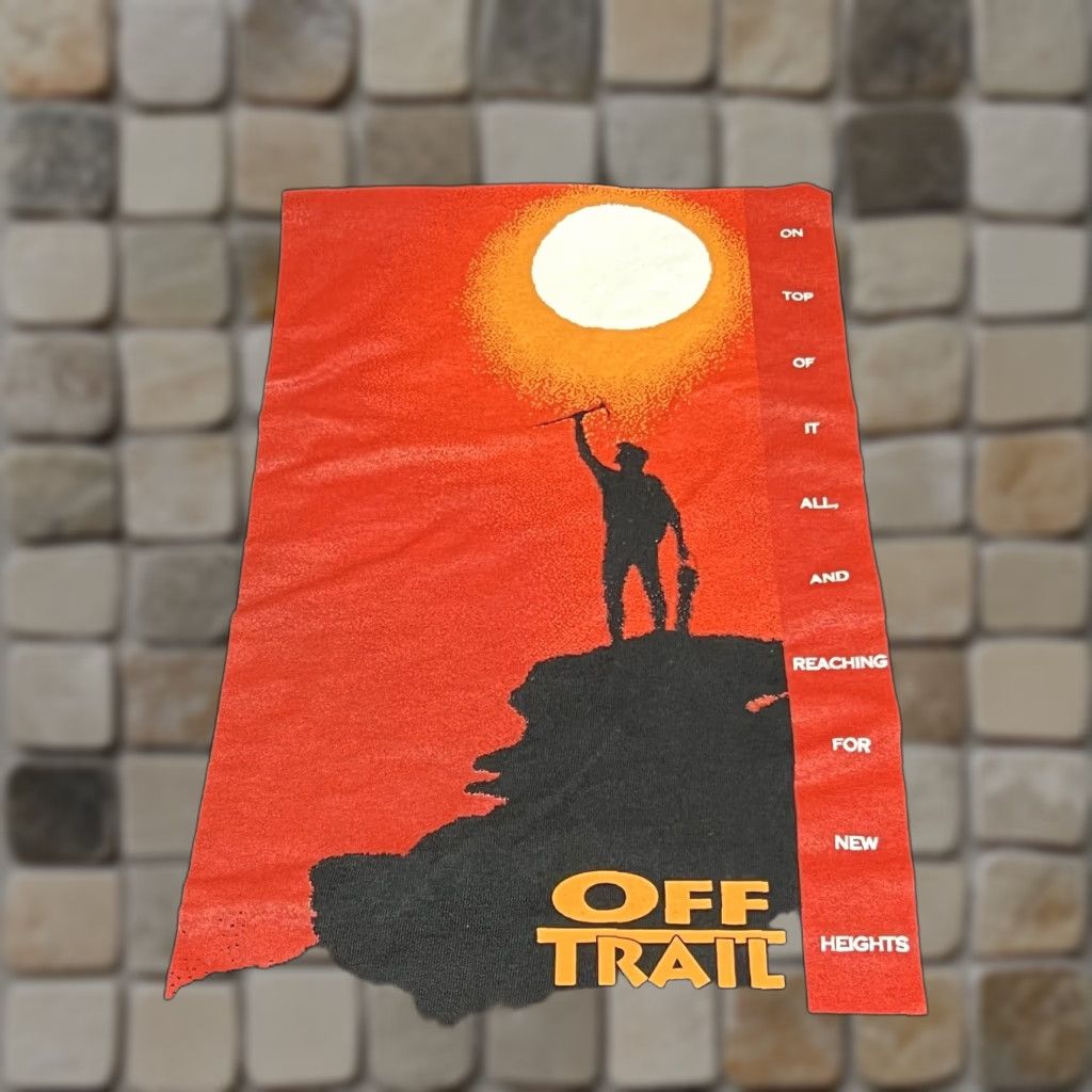 Vintage VINTAGE Off Trail 90s Men’s Sz Large Black T Shirt Two Sided Graphic Shirt Mens Large Black Graphic Print 90s Vintage Size US L / EU 52-54 / 3 - 1 Thumbnail