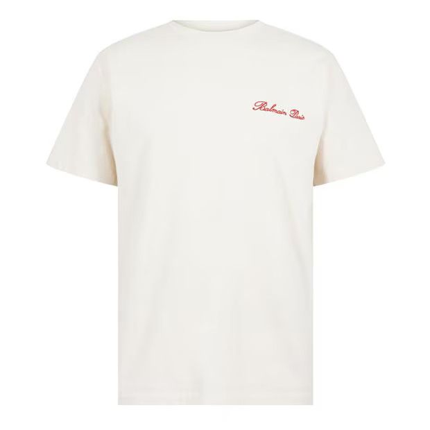 Image of Balmain O1G2R1Mq0324 T- Shirts In White, Men's (Size Small)