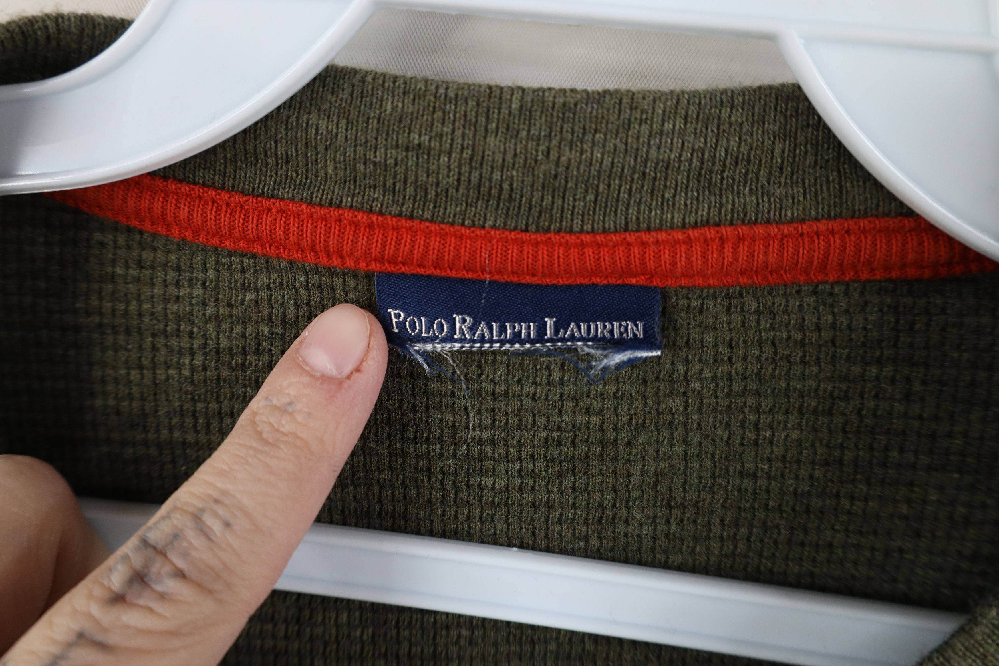 Ralph Lauren Vintage Ralph Lauren Thermal Waffle Knit Long Sleeve T-Shirt Size US M / EU 48-50 / 2 - 5 Thumbnail