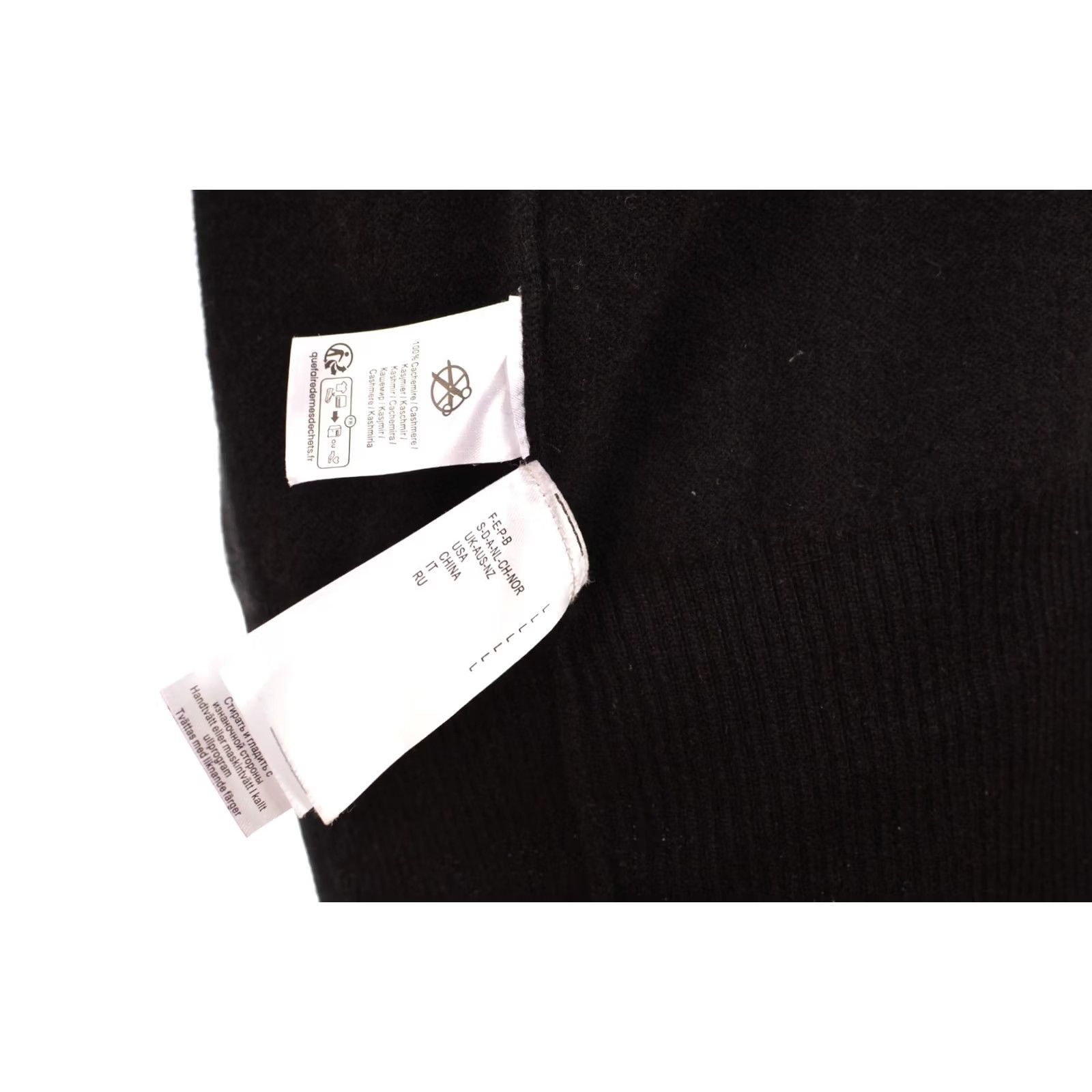 Vintage VINTAGE La Redoute Collections Cashmere Crew Neck Jumper Sweater GMS242 Size L Black Womens Pullover Knitwear 100% Cashmere Size L / US 10 / IT 46 - 6 Thumbnail