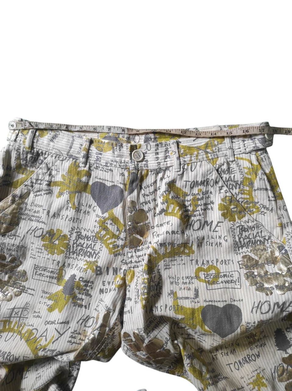 Comme des Garcons Comme Des Garcons Homme Plus AD2006 Printed Pant Size US 32 / EU 48 - 2 Thumbnail
