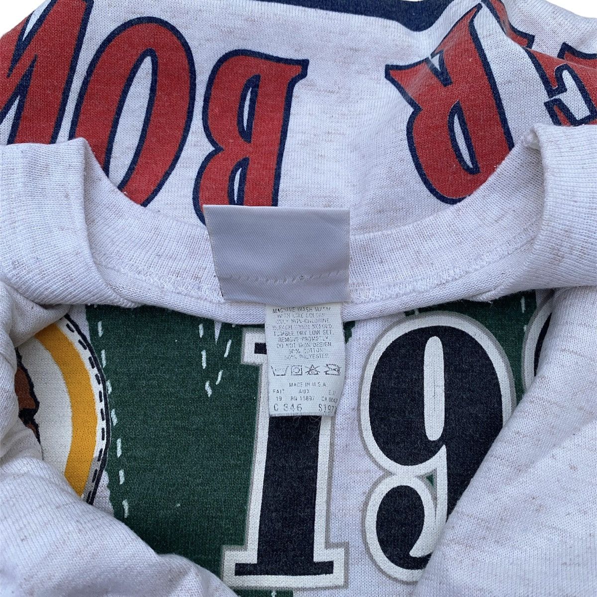 NFL Vintage 90s Long gone Super bowl Redskins tee Size US L / EU 52-54 / 3 - 10 Thumbnail