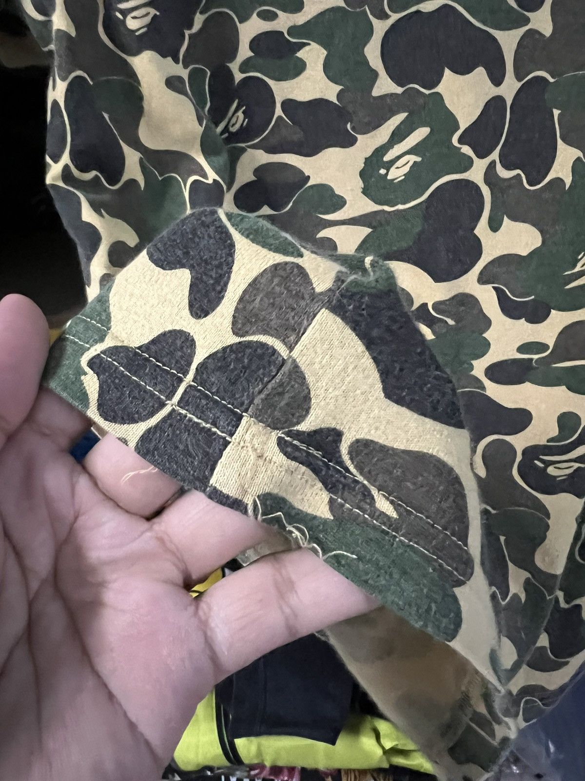 Bape VTG A BATHING APE CAMO SHIRT VERY RARE Size US S / EU 44-46 / 1 - 6 Thumbnail
