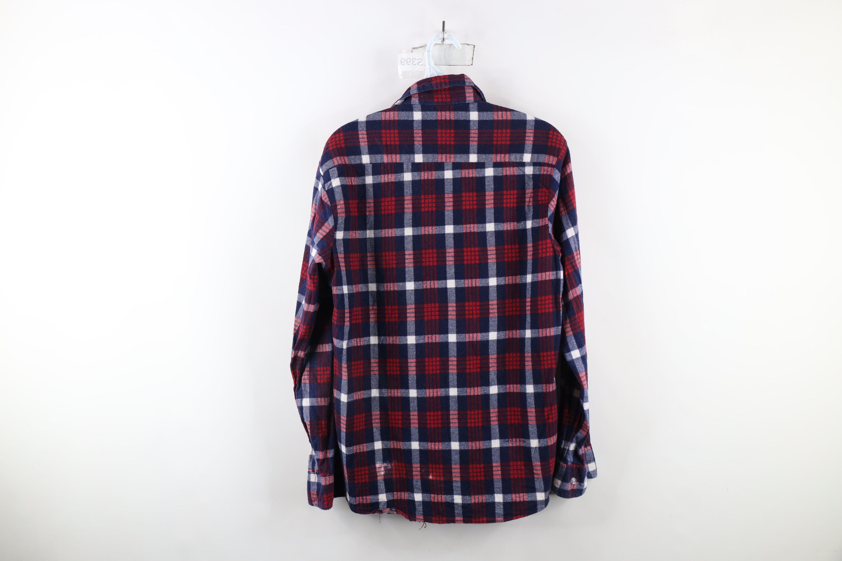 Vintage Vintage 70s Streetwear Flannel Collared Button Shirt USA Size US S / EU 44-46 / 1 - 9 Thumbnail