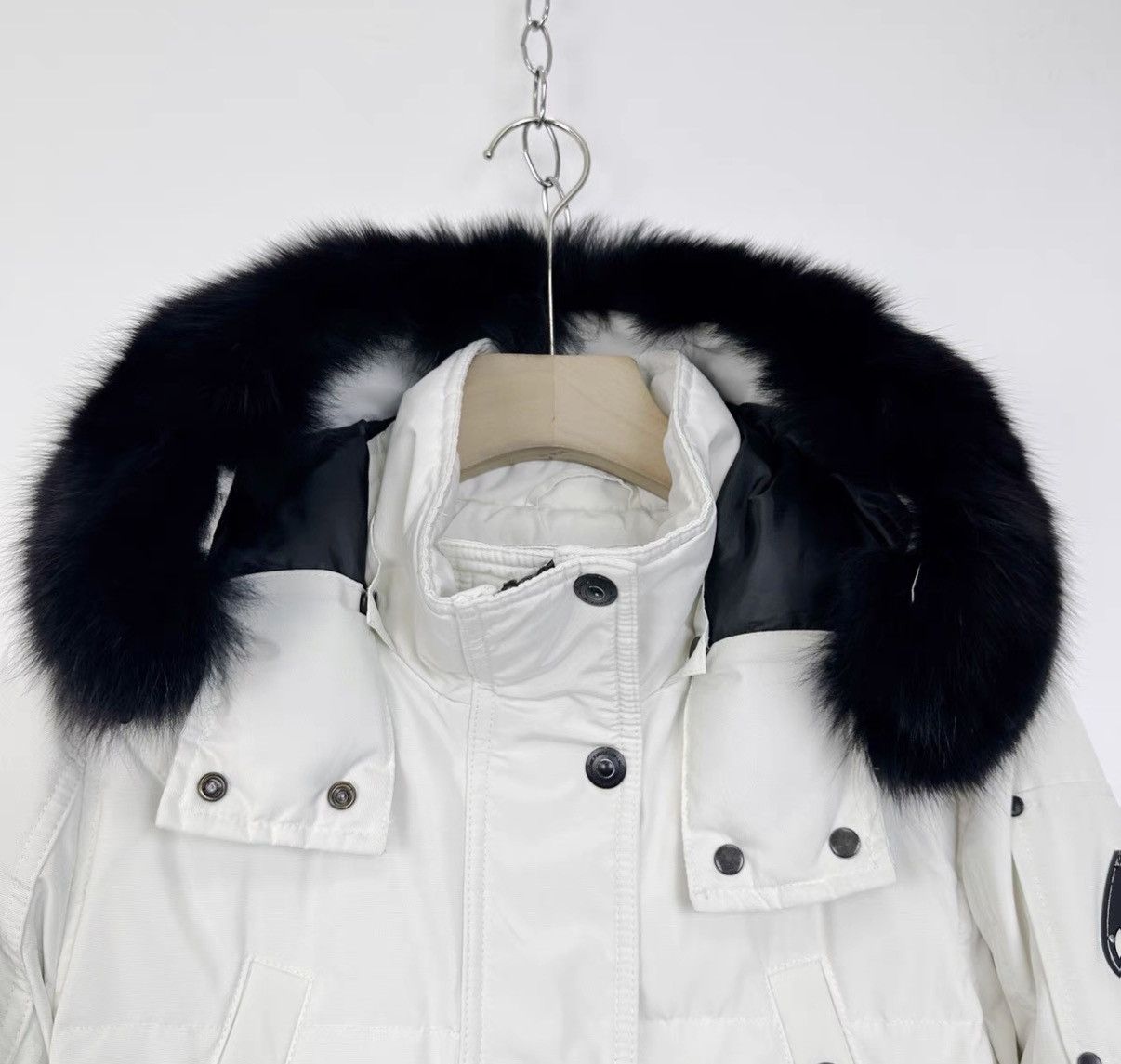 Moose Knuckles Moose Knuckles Multi-Pocket Fur Collar Long Down Jacket K12 Size S / US 4 / IT 40 - 3 Thumbnail