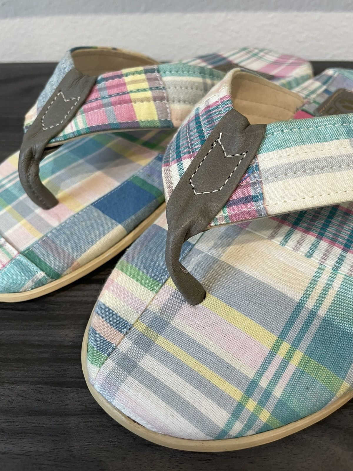 Other Limited Edition Island Slipper Patchwork Sandal Flip Flops Size US 9 / EU 42 - 6 Thumbnail