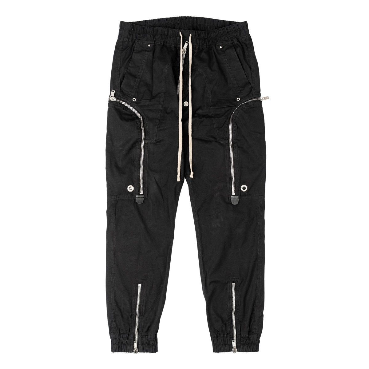 Rick Owens Concordians Bauhaus Cargo Pants Twill Black Size US 36 / EU 52 - 1 Thumbnail
