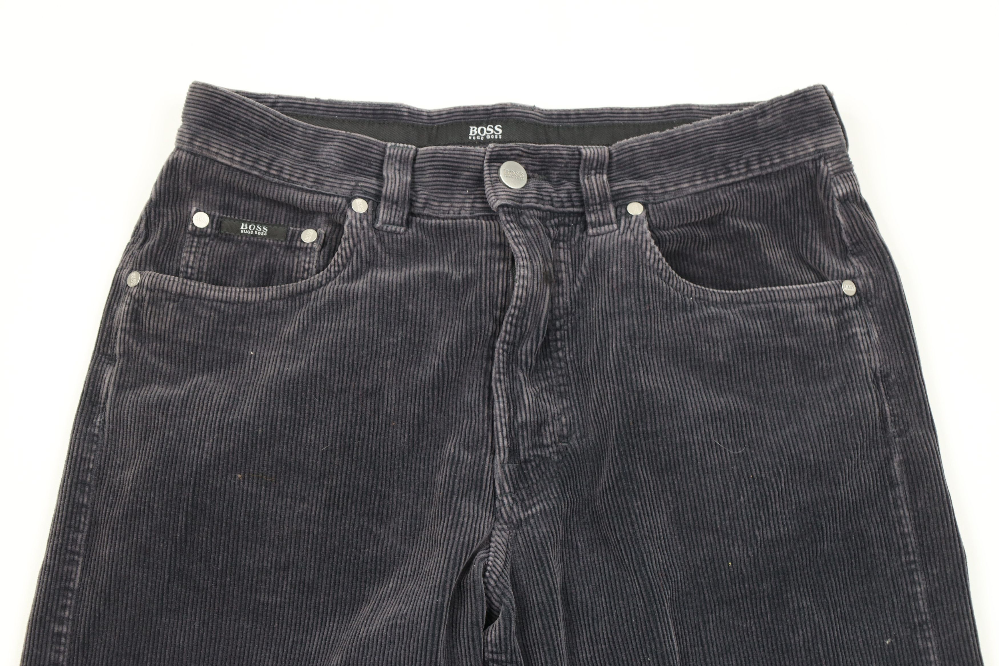 Hugo Boss × Vintage Vintage Hugo Boss Spell Out Straight Leg Corduroy Pants Size US 32 / EU 48 - 2 Thumbnail