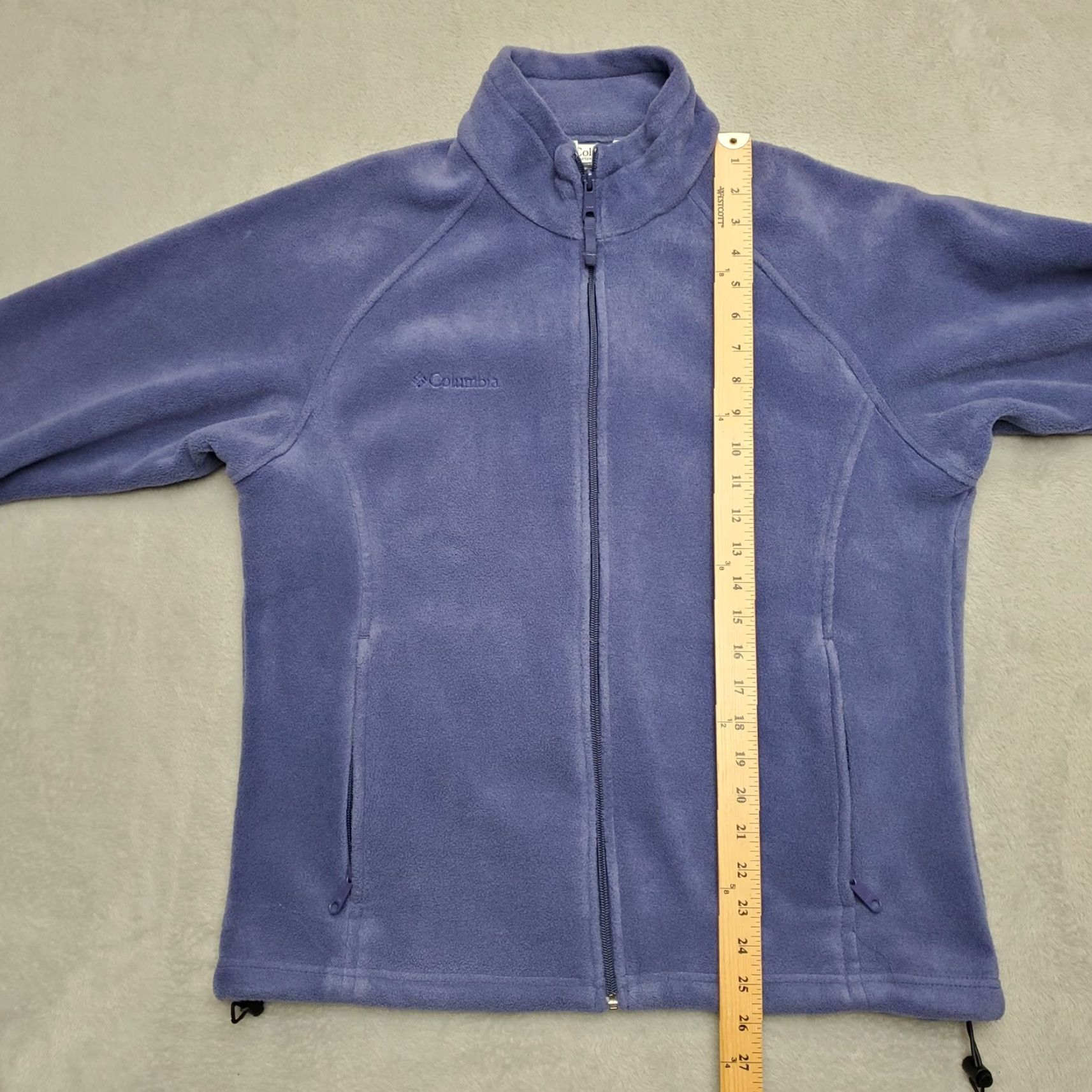 Vintage VINTAGE Columbia Jacket Womens Large Purple Full Zip Fleece Hike Camping outdoor Gorp Size L / US 10 / IT 46 - 7 Thumbnail