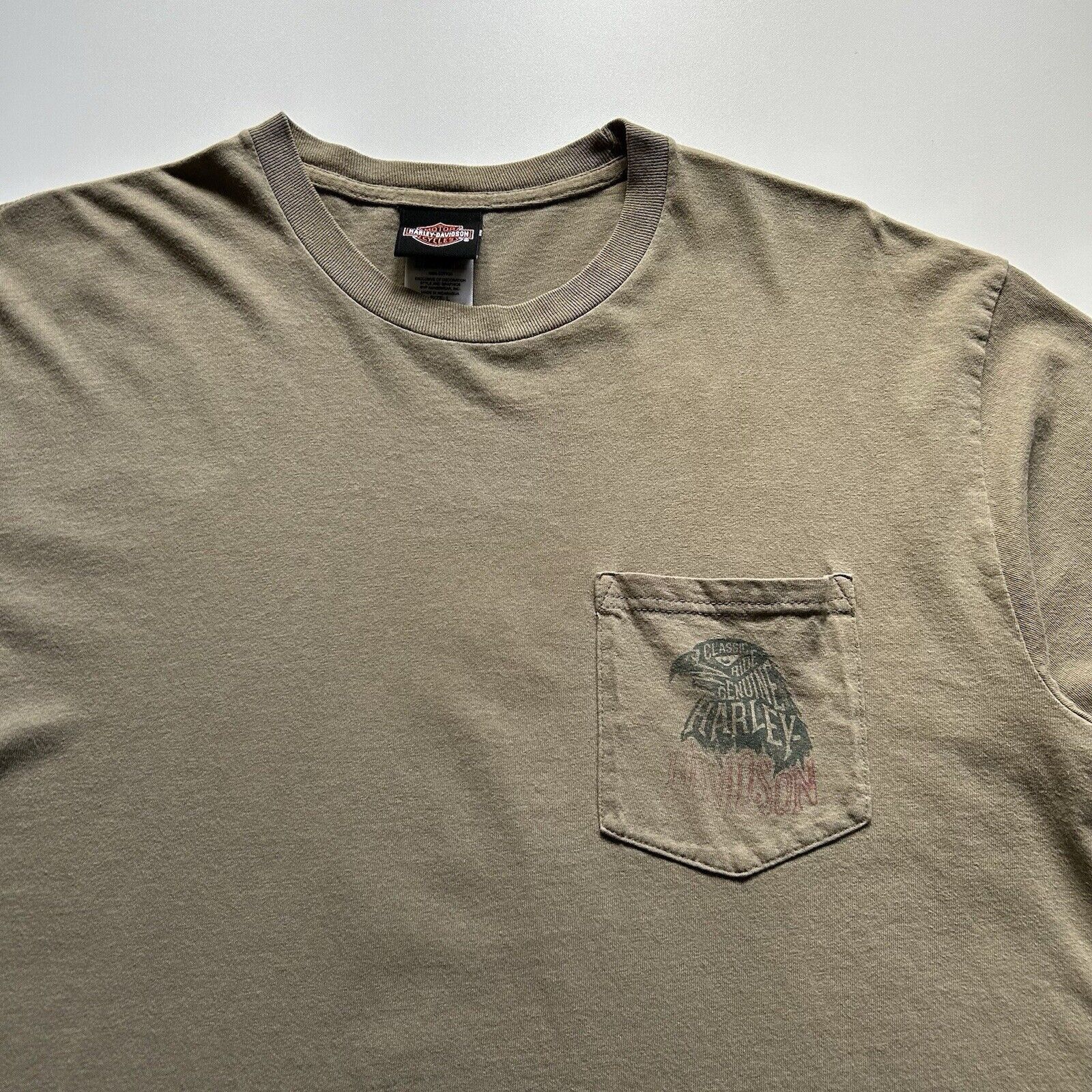 Harley Davidson Vintage Y2K Harley Davidson Motorcycles Pocket T Shirt Large Size US L / EU 52-54 / 3 - 4 Thumbnail