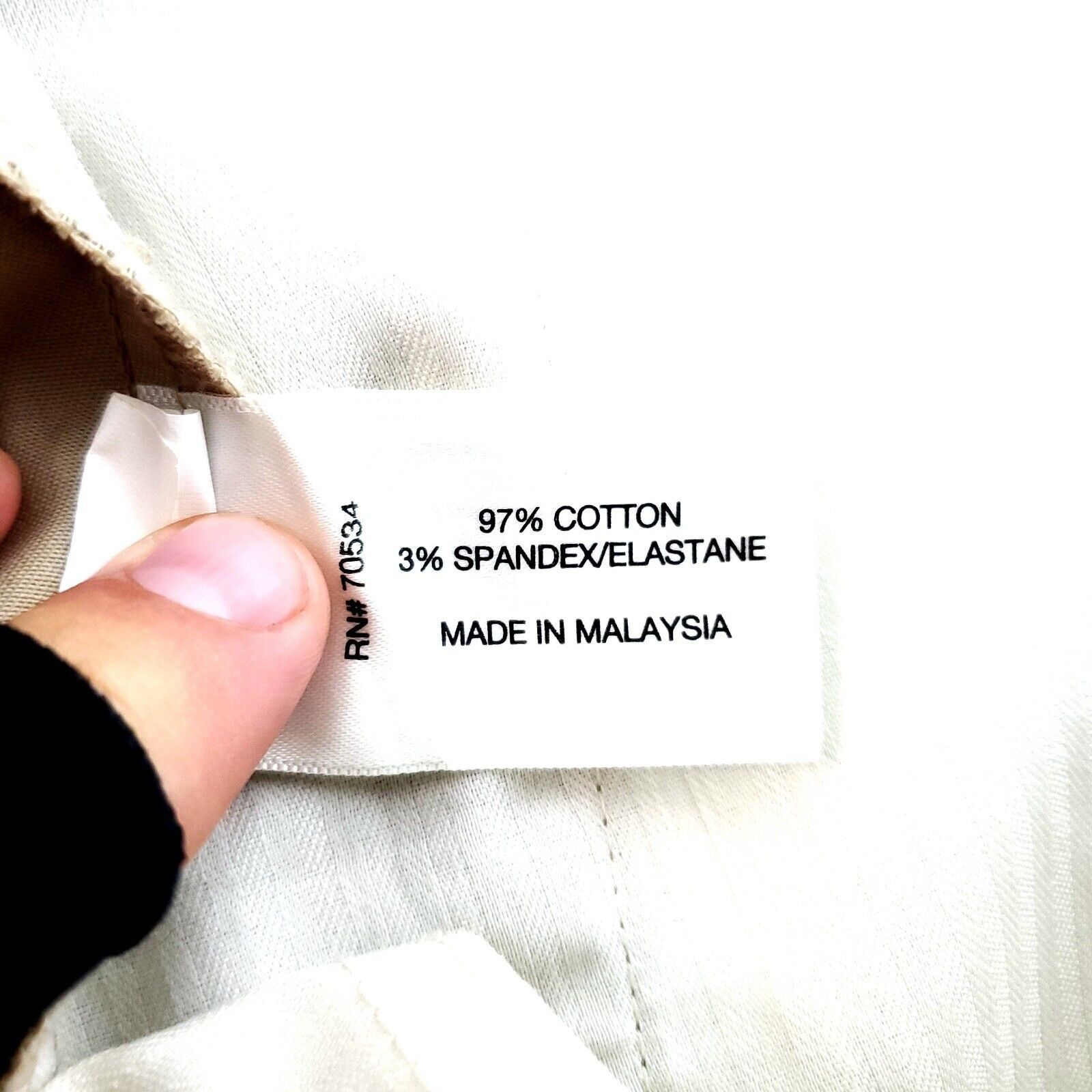 Orvis Orvis Cotton Spandex Flat Front Mid Rise Tan Chino Pants 36/ Size US 36 / EU 52 - 5 Thumbnail