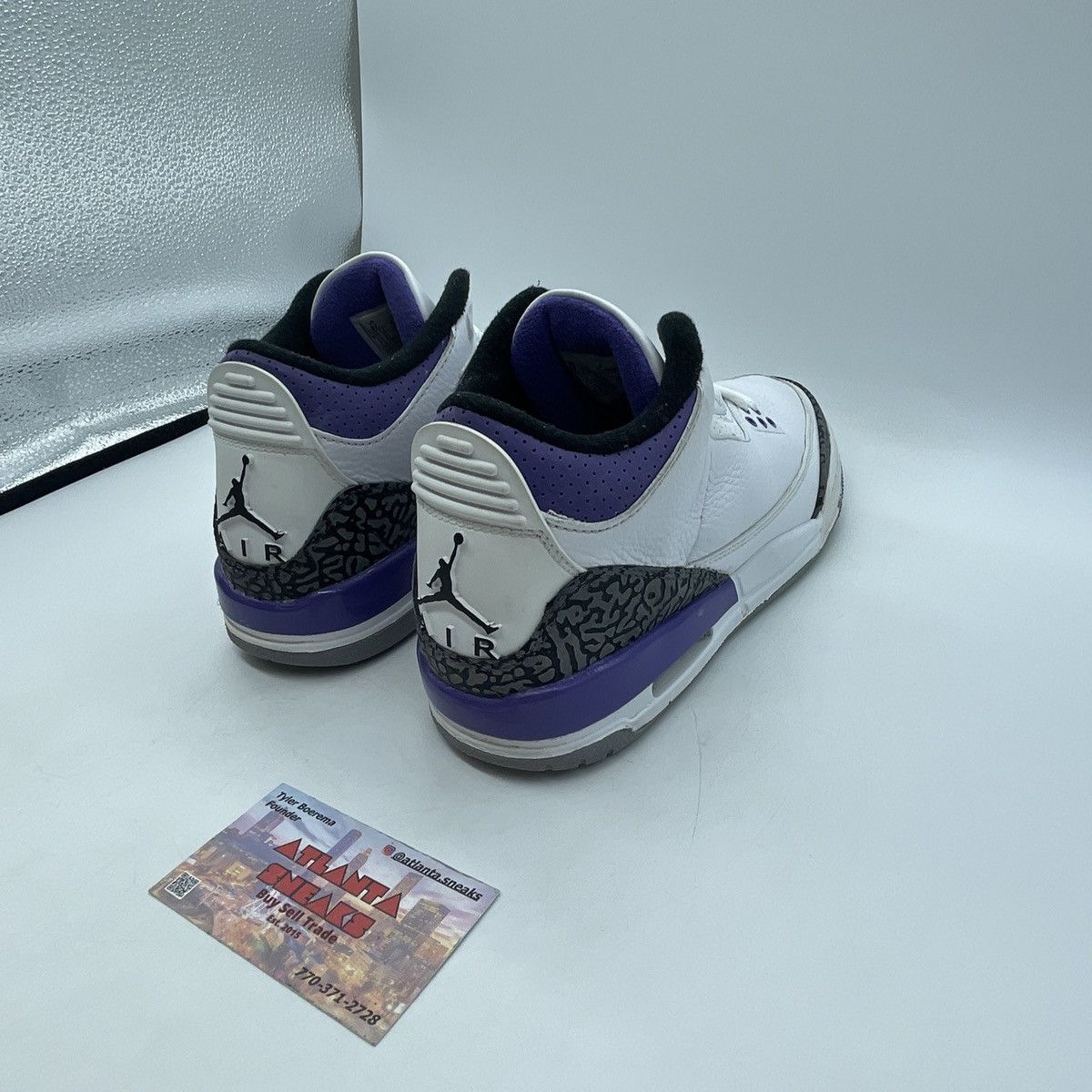 Jordan Brand Air Jordan 3 dark iris Size US 6 / EU 39 - 5 Thumbnail