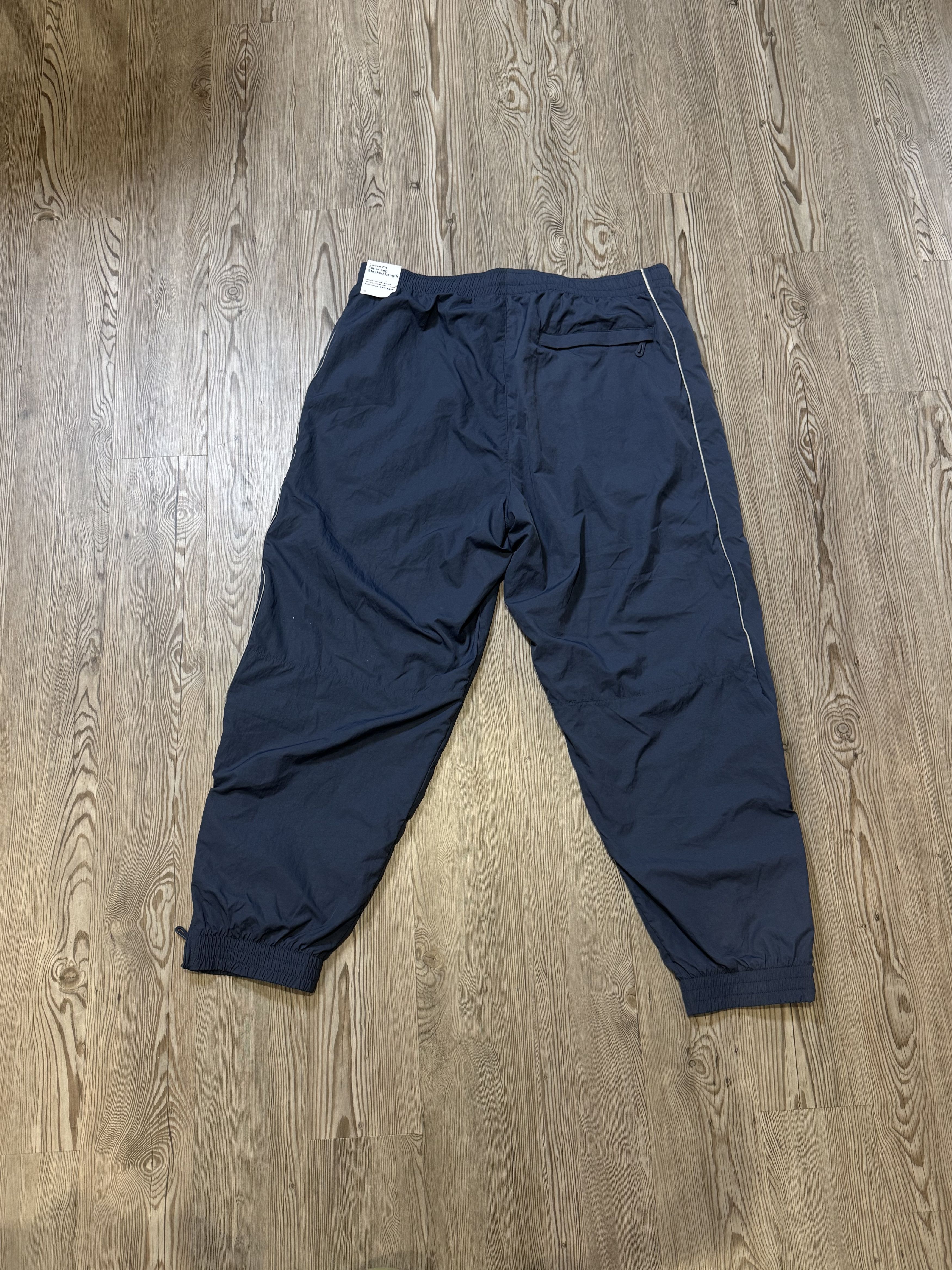 Nike Nike Single Swoosh Navy Blue Track Pants Size US 34 / EU 50 - 2 Thumbnail