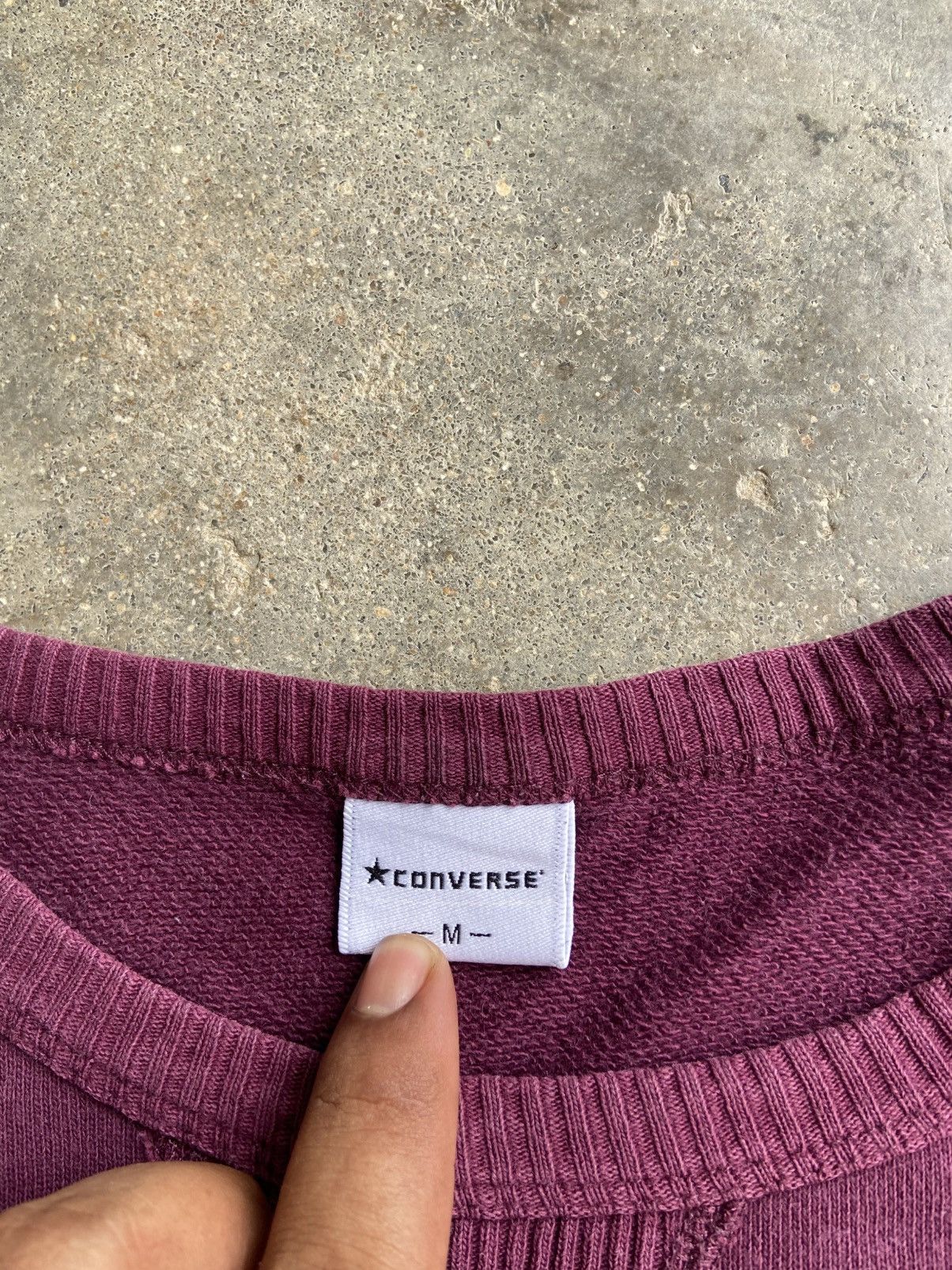 Converse 🇯🇵 JACK PURCELL BIG LOGO SWEATSHIRT Size US M / EU 48-50 / 2 - 5 Thumbnail