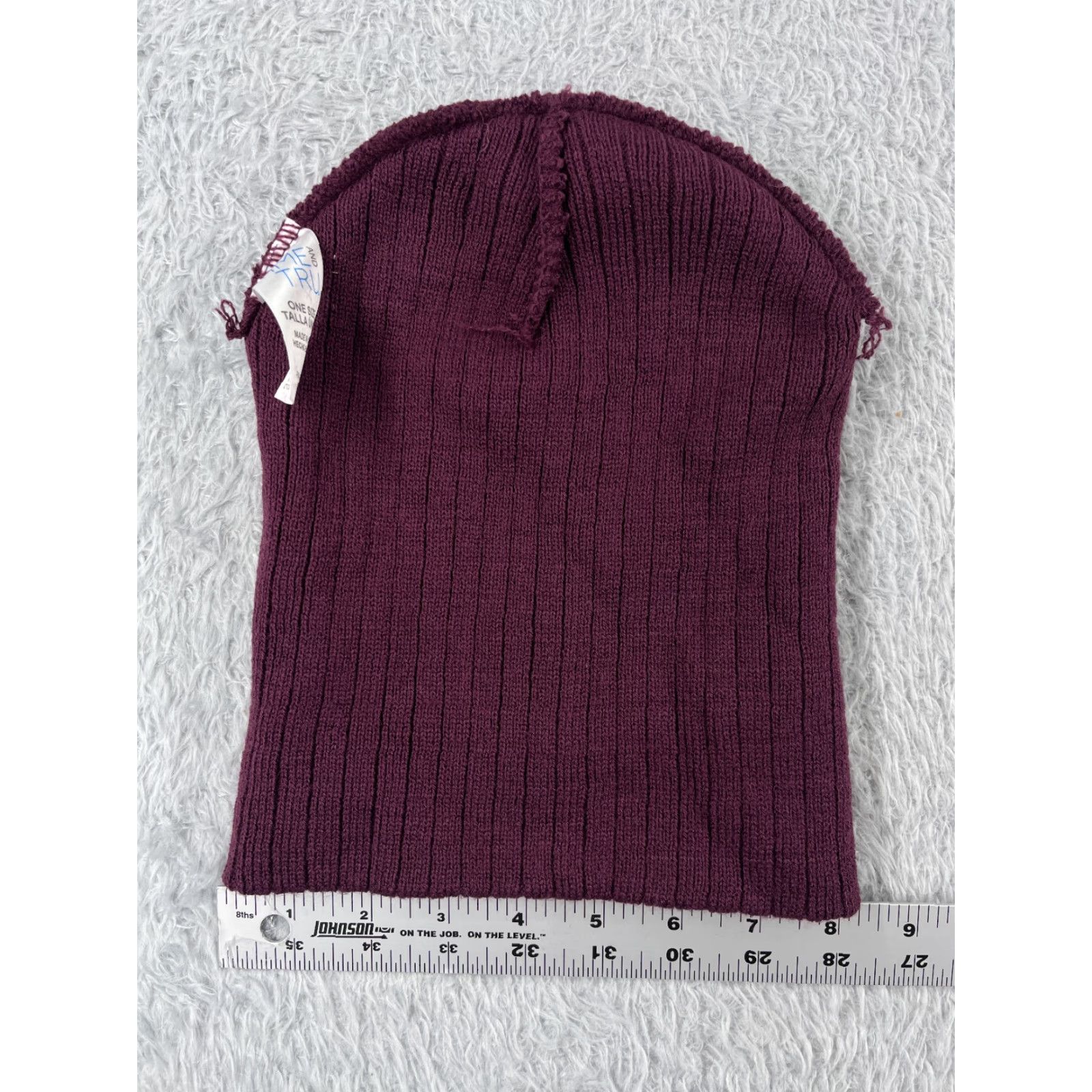 Vintage Time And Tru Beanie Time And Tru Purple Knit Beanie Womens One Size Winter Size ONE SIZE - 4 Thumbnail