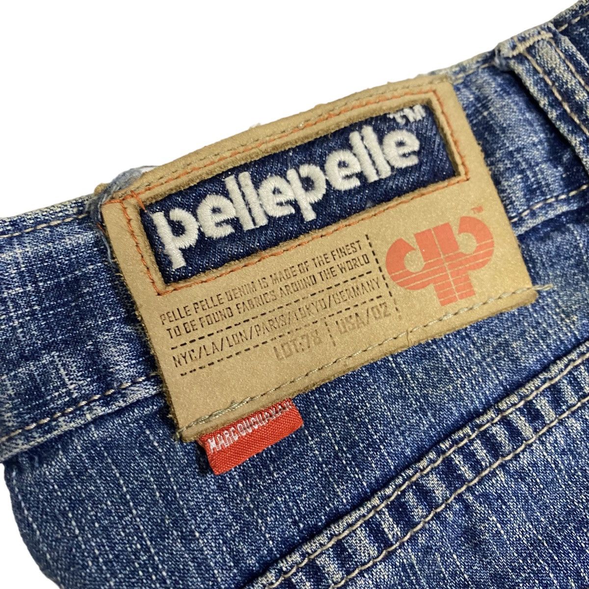 Pelle Pelle × Vintage Pelle Pelle patchwork distressed denim Size US 34 / EU 50 - 14 Thumbnail