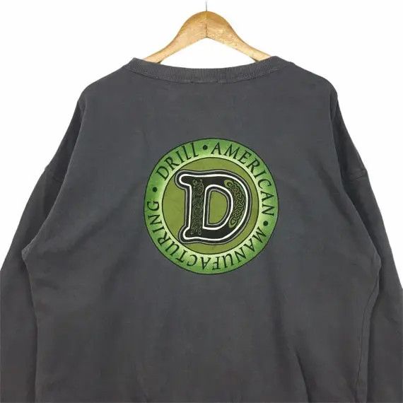Vintage DRILL USA American Manufacturing Crewneck Sweatshirt Size US L / EU 52-54 / 3 - 2 Thumbnail