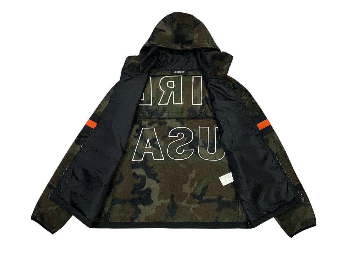 Avirex Avirex Camo Big Logo Fleece Zipper Hoodie Jacket Size US M / EU 48-50 / 2 - 5 Thumbnail