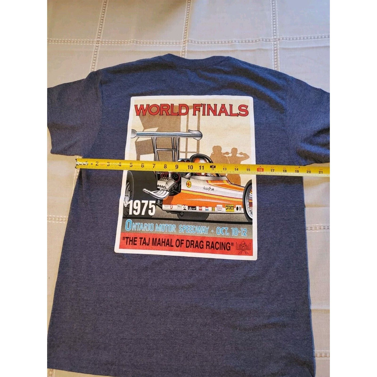 NASCAR Ontario Motor Speedway World Finals Shirt Red Line Drag Race Size US M / EU 48-50 / 2 - 7 Thumbnail