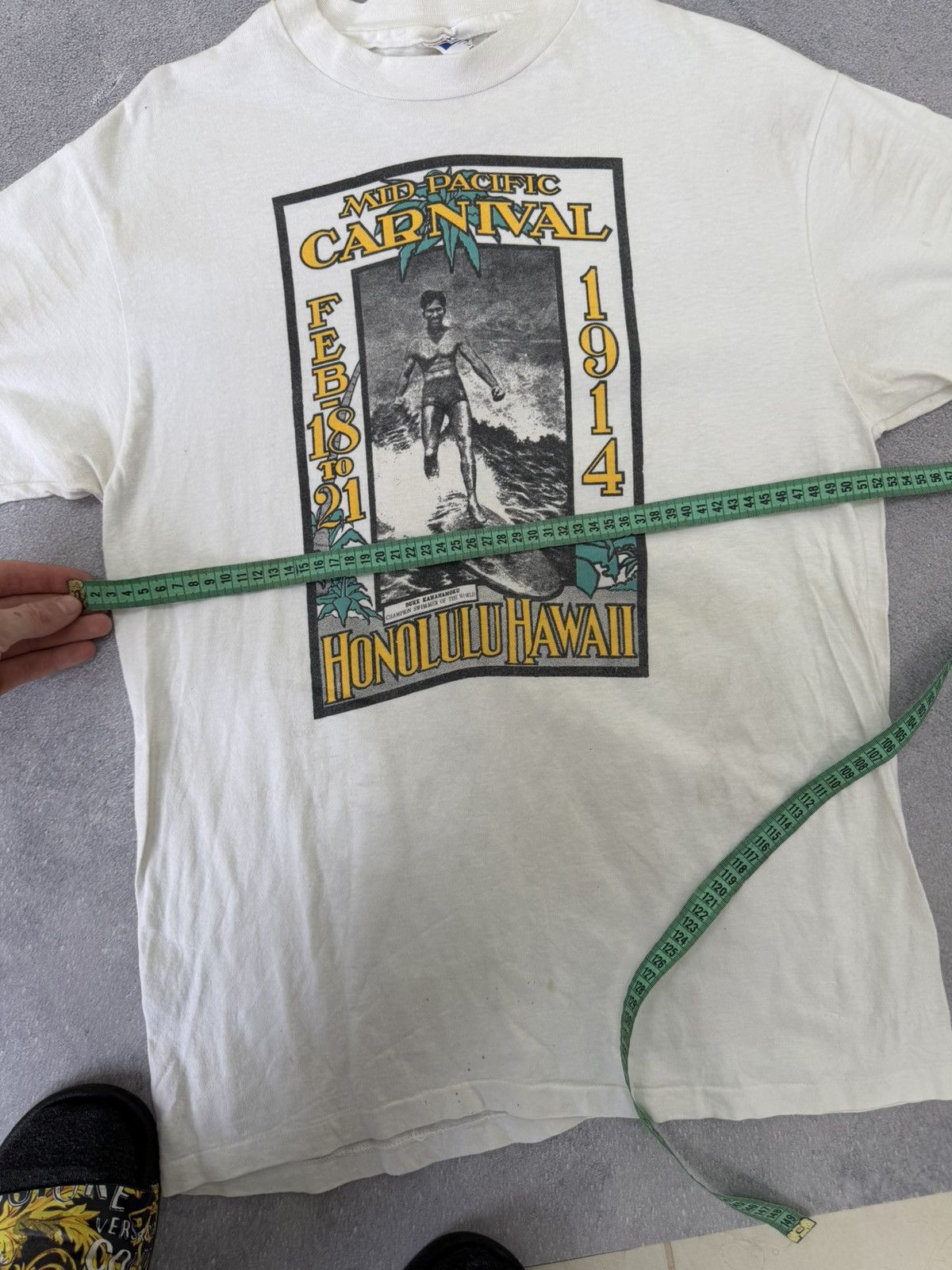 Other 90s Vintage Hawaii Champion Surf Swimmer Surfer T-Shirt Y2K Size US M / EU 48-50 / 2 - 10 Thumbnail
