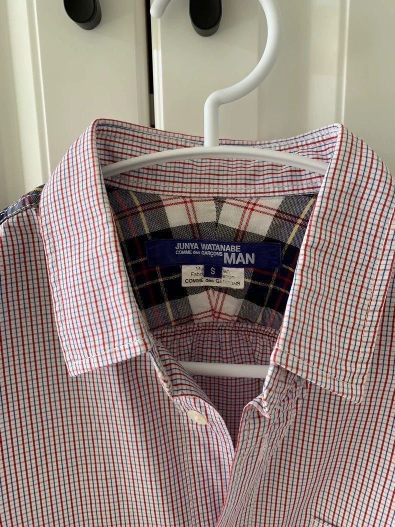 Junya Watanabe Junya Watanabe Checkered Patchwork Shirt Size US S / EU 44-46 / 1 - 5 Thumbnail