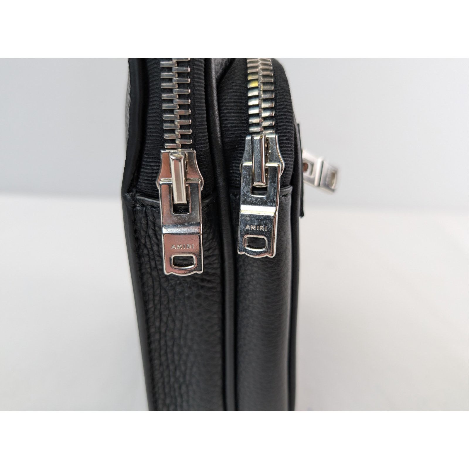 Amiri o1rshd1 Size: OS / Pebbled Napa Hip Pouch Bag in Black Size ONE SIZE - 12 Thumbnail