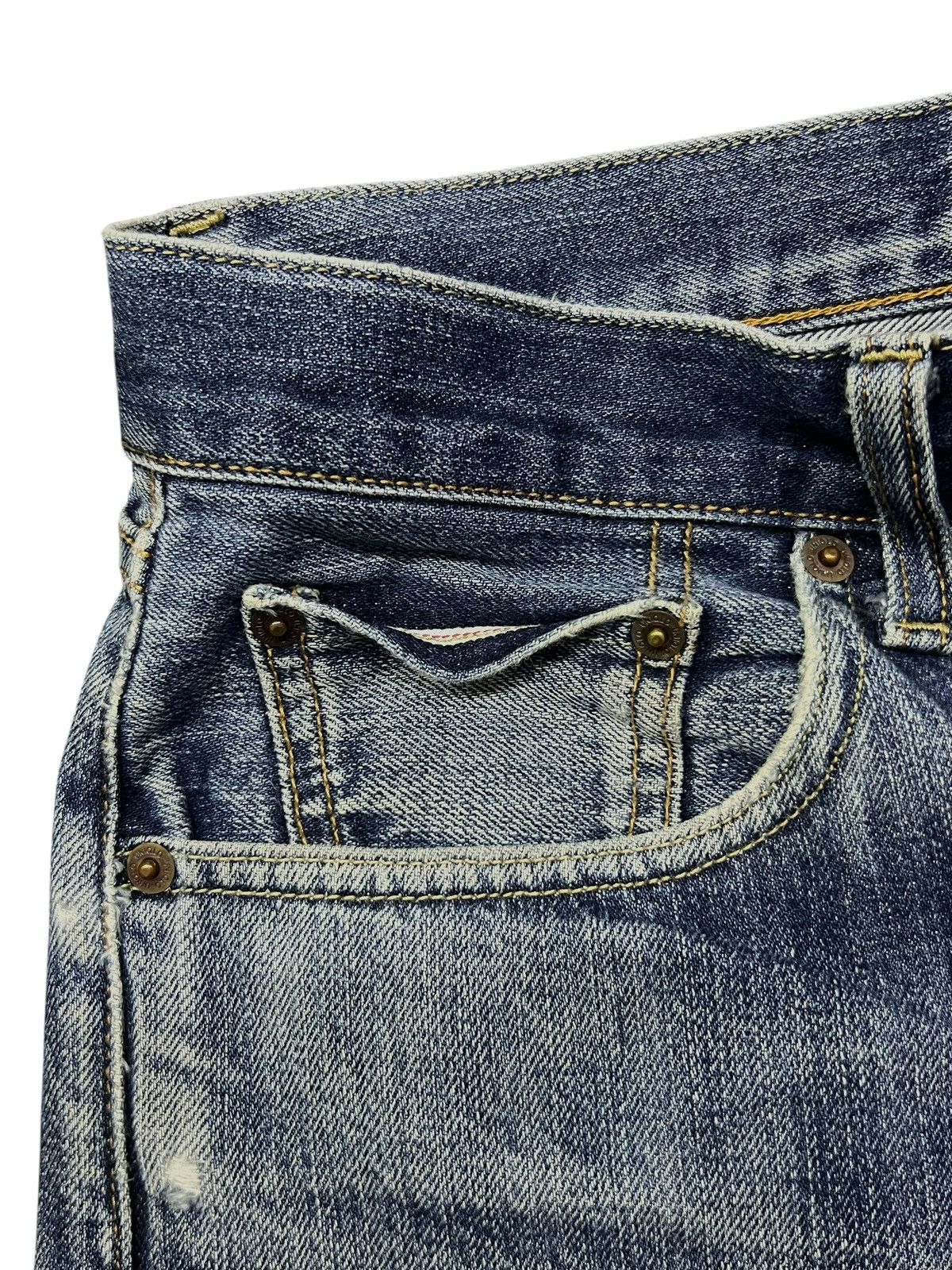 Uniqlo Vintage Uniqlo Selvedge Denim Japan - Faded Wash Jeans Size US 36 / EU 52 - 8 Thumbnail