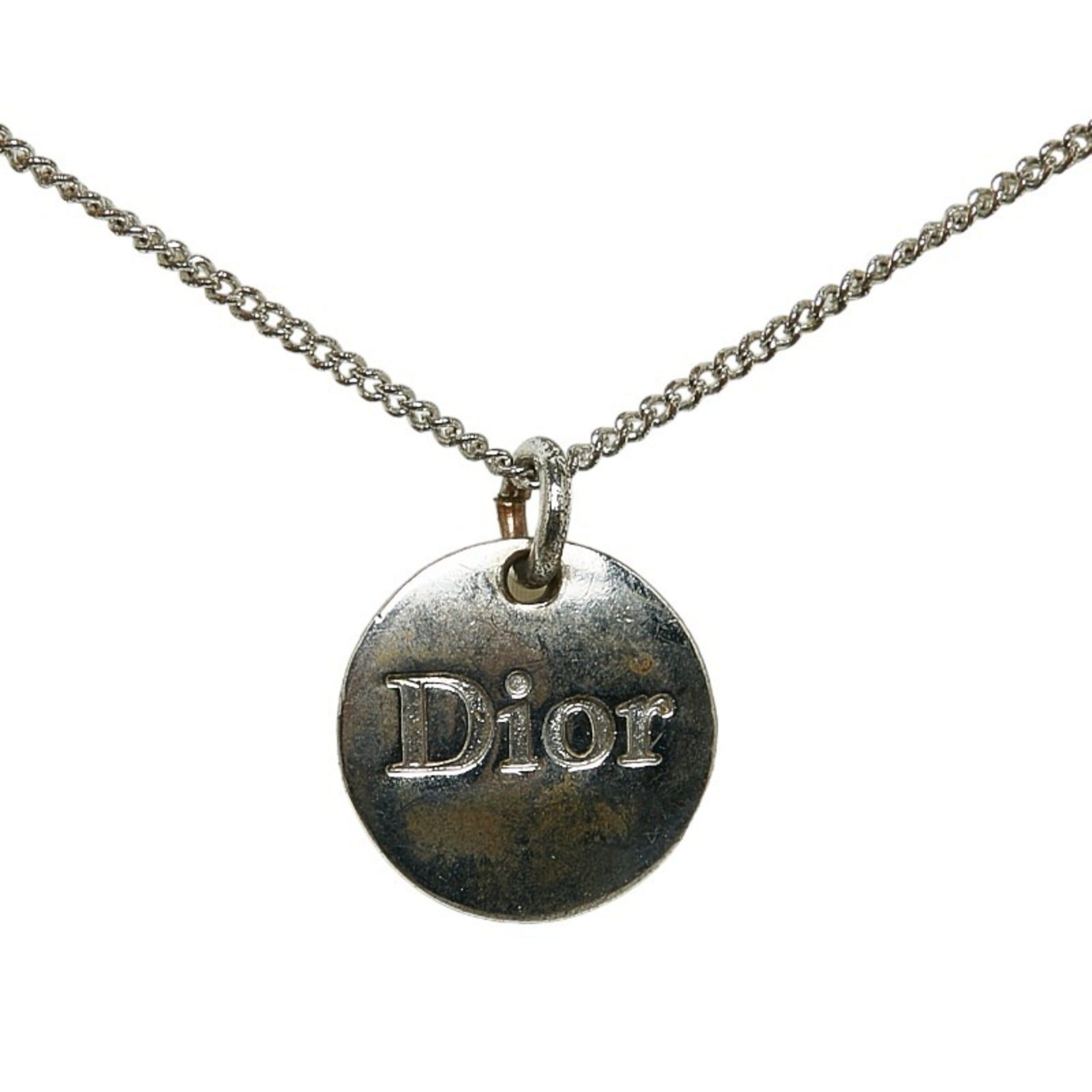image of Christian Dior Dior Necklace Silver Metal Ladies, Women's