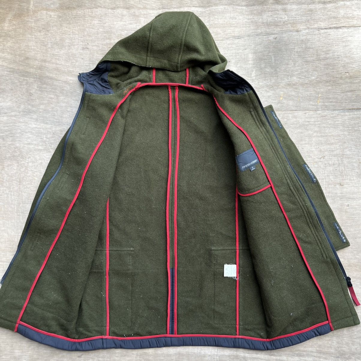 Japanese Brand × Vintage 291295 HOMME HARDWOOL MOUNTAIN PARKA JACKET Size US M / EU 48-50 / 2 - 6 Thumbnail