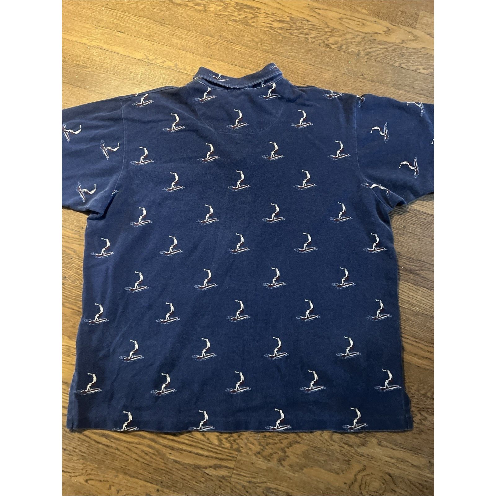 Polo Ralph Lauren Polo Ralph Lauren surf graphic Polo Collar Shirt XXL Vintage Size US XXL / EU 58 / 5 - 14 Thumbnail