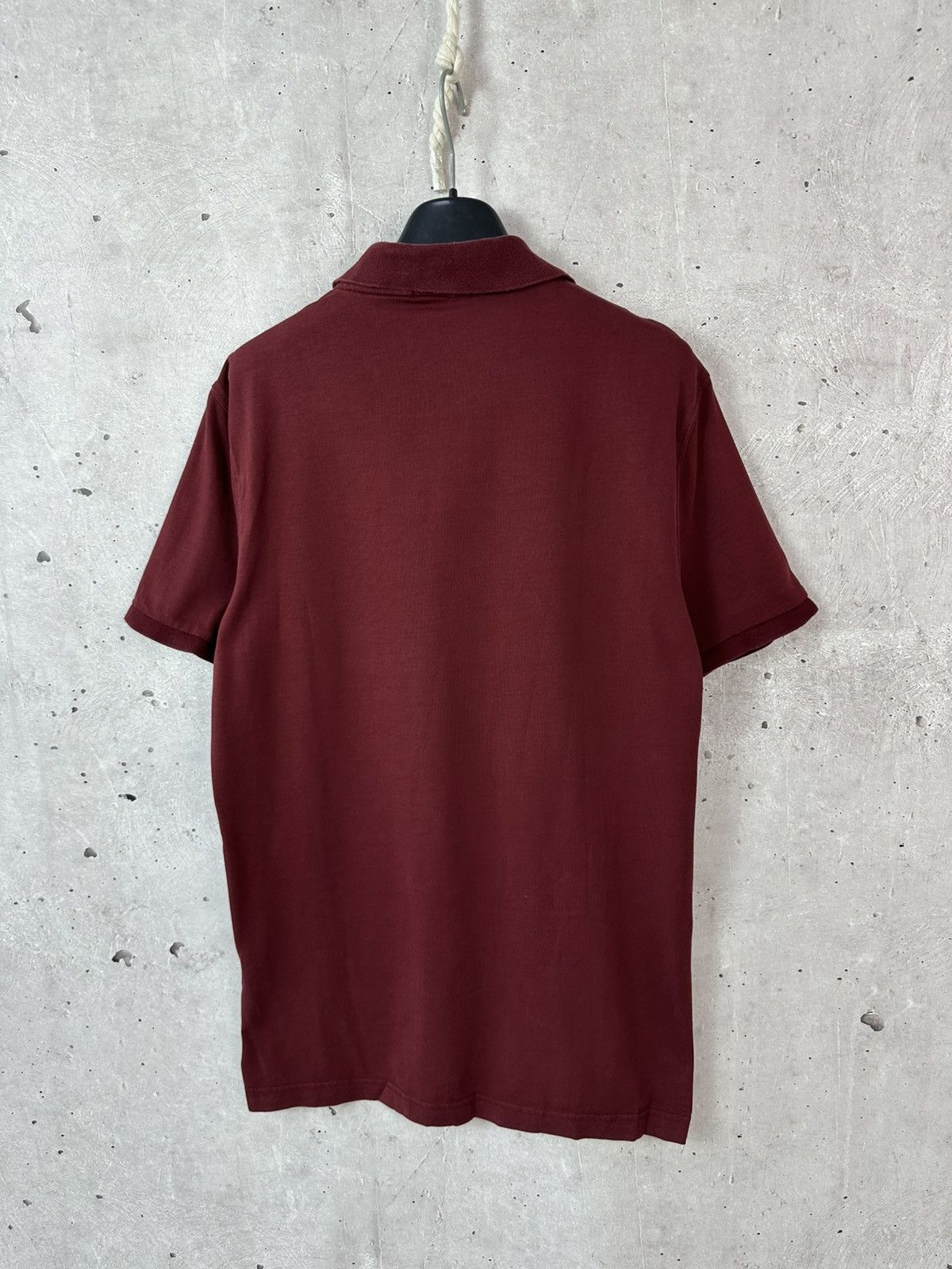 Burberry Vintage Burberry Brit Burgundy Cotton Polo Size US M / EU 48-50 / 2 - 7 Thumbnail