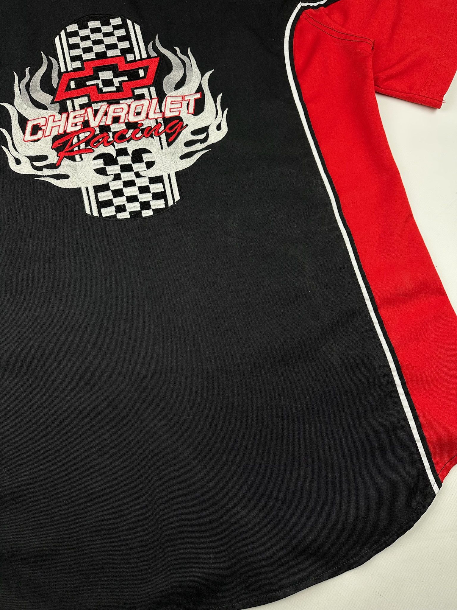 Vintage Vintage Chevrolet Racing Shirt flame Harley Davidson style Size US XL / EU 56 / 4 - 6 Thumbnail