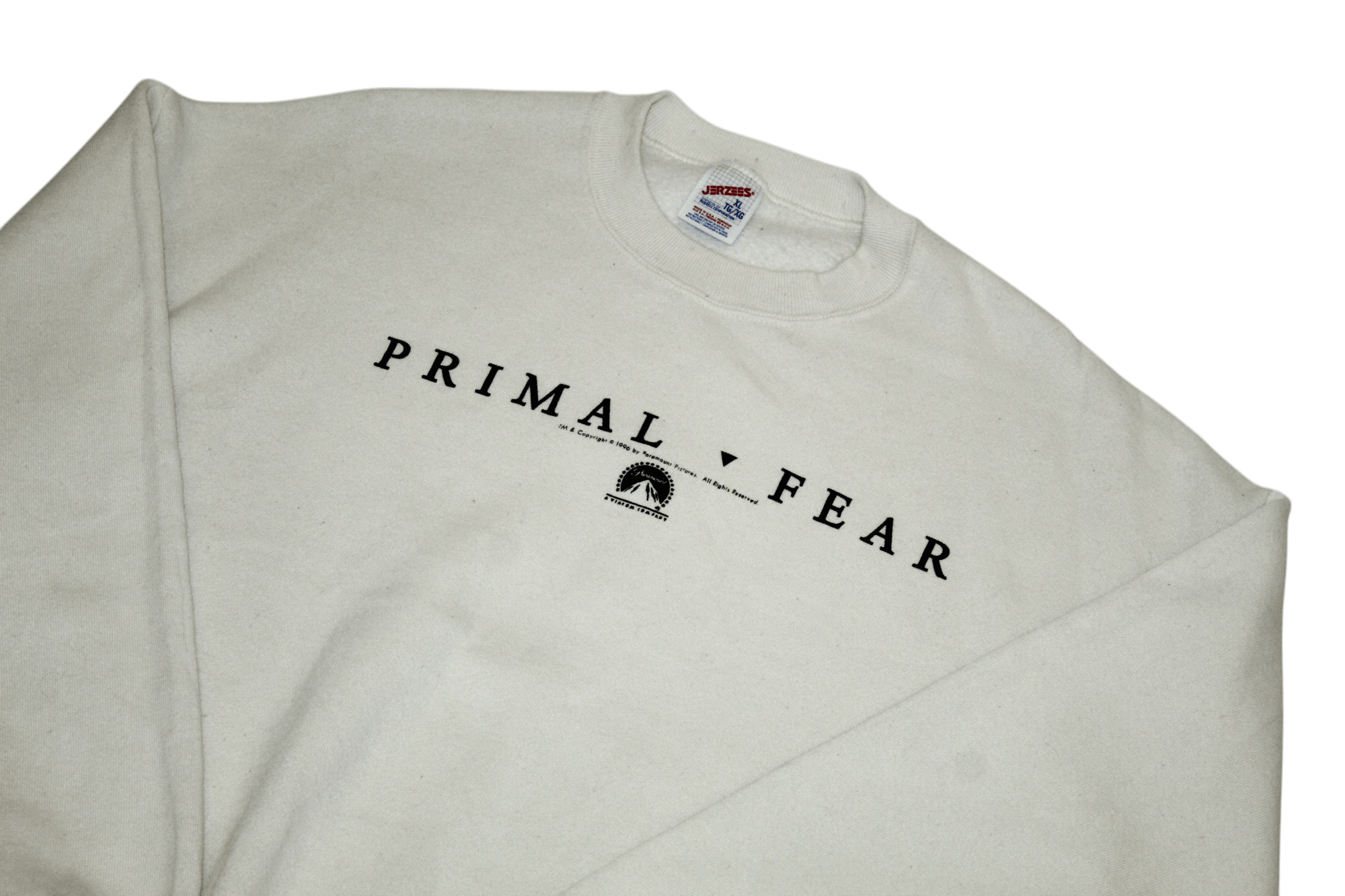 Warner Bros '96 Paramount Primal Fear Movie Jerzees Baggy Sweatshirt Size US XL / EU 56 / 4 - 4 Thumbnail