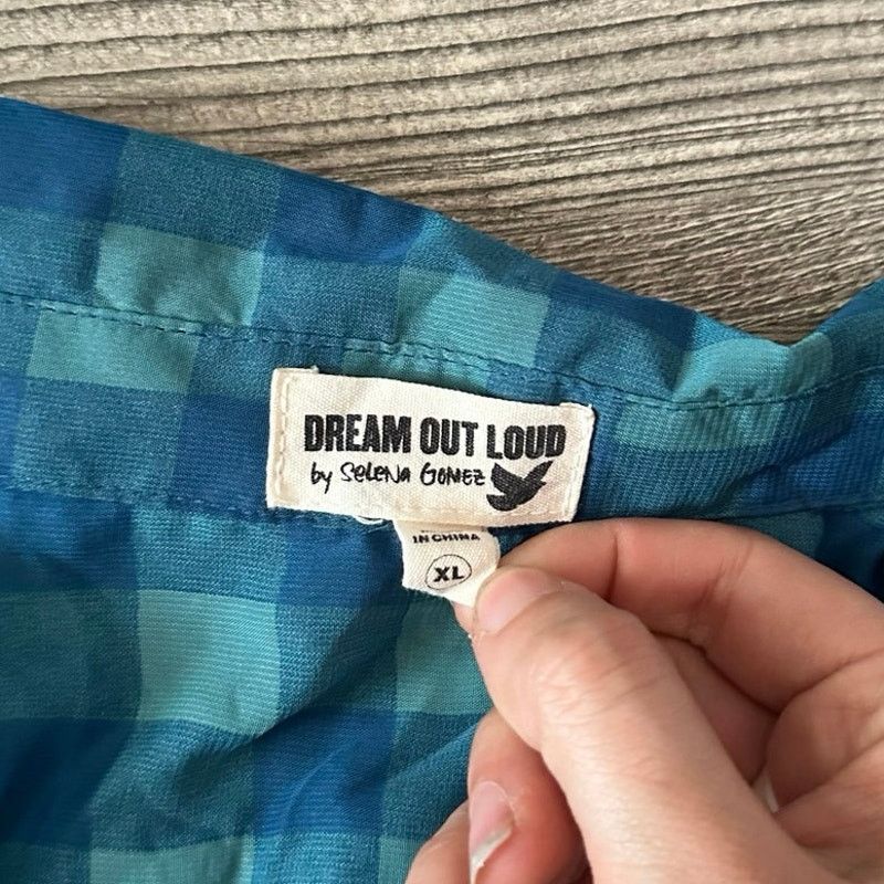 Other dream out loud blue green black lace checkered blouse Size XL / US 12-14 / IT 48-50 - 4 Thumbnail