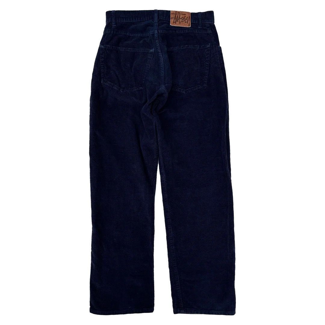 Stussy 1990 90s Vintage W32 USA Made Corduroy Pants Trousers