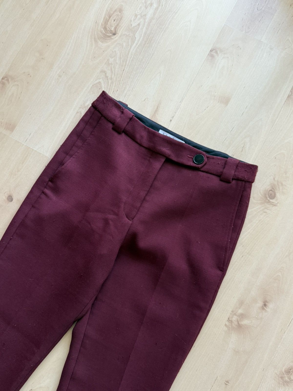 Sandro Sandro Paris tailored trousers chino pants Size 26" / US 2 / IT 38 - 3 Thumbnail
