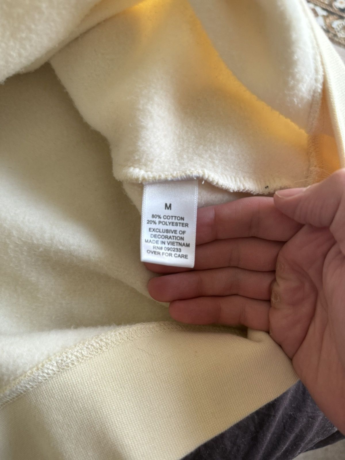 Essentials Essentials FOG Cream Hoodie Size US M / EU 48-50 / 2 - 5 Thumbnail