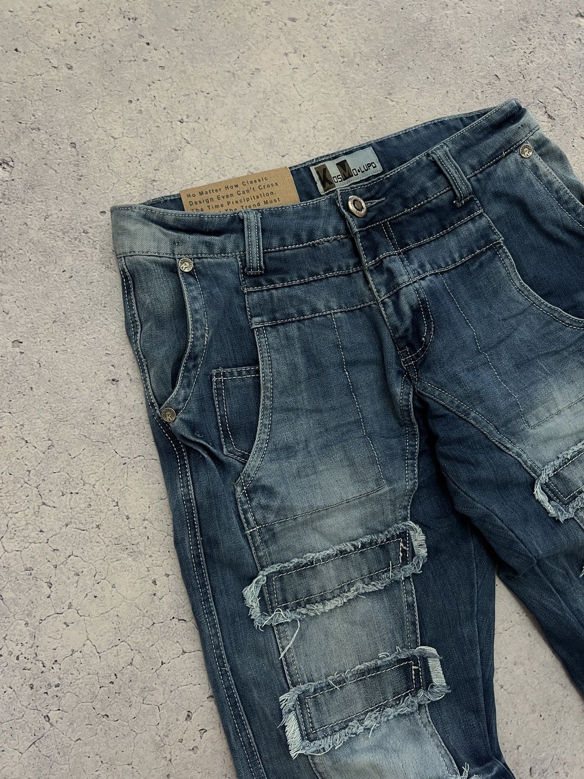 Other DISTRESSED DENIM VINTAGE PANTS FADED DIRTY CRASHED OPIUM Size US 30 / EU 46 - 9 Thumbnail