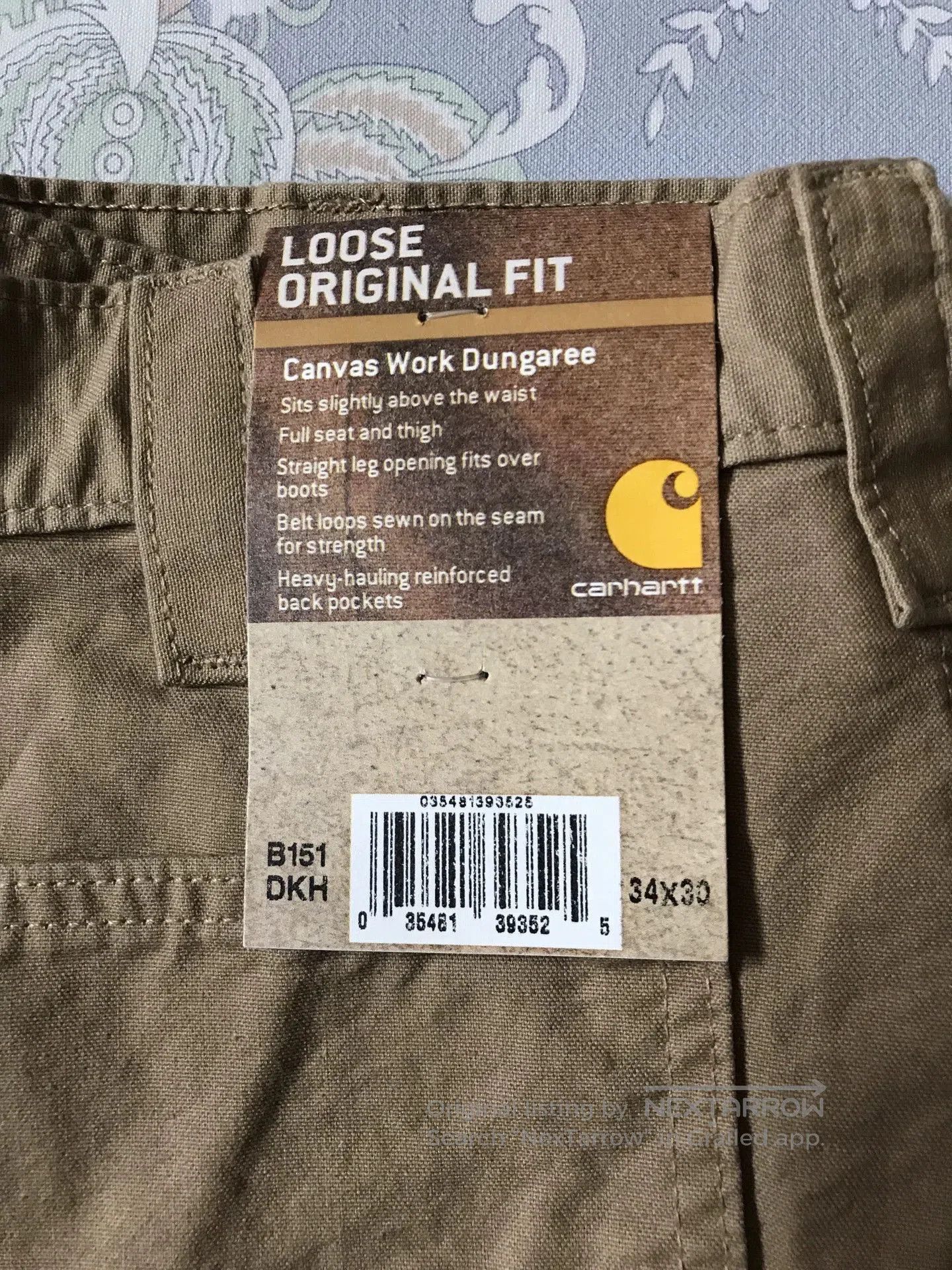 Carhartt Carhartt B151 Canvas Work Pants W34L30. Size US 34 / EU 50 - 8 Thumbnail