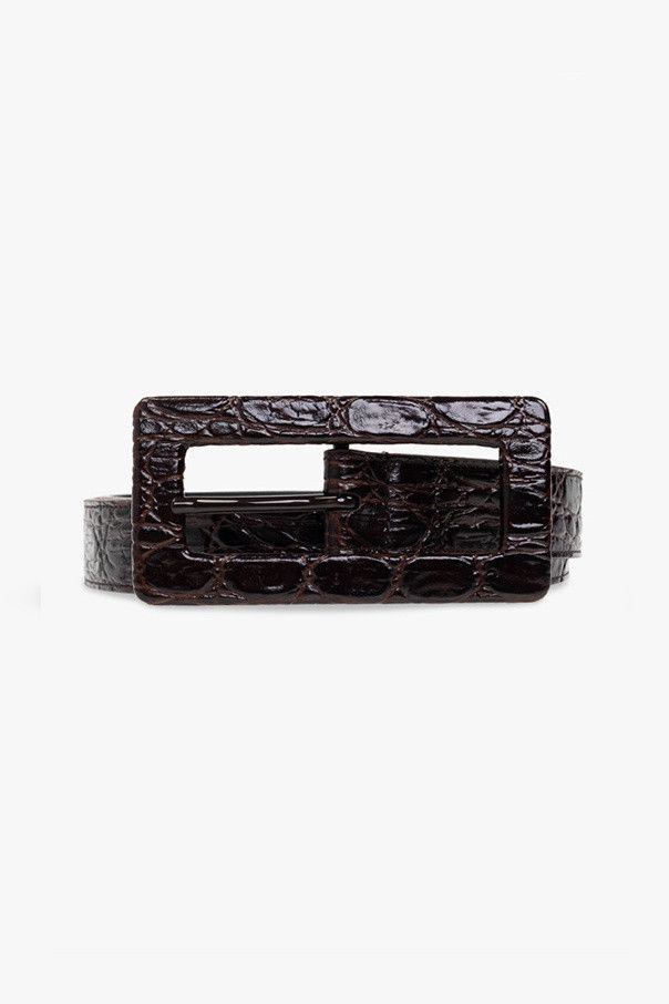o1s1wg110724 Size: 85 / Rectangular Buckle Belt Leather