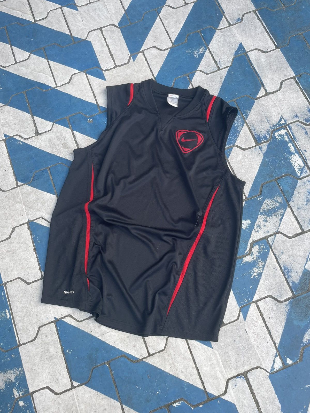 Nike Nike Vinatge 90’s sleveless sportswear top tiempo Size US XL / EU 56 / 4 - 1 Thumbnail