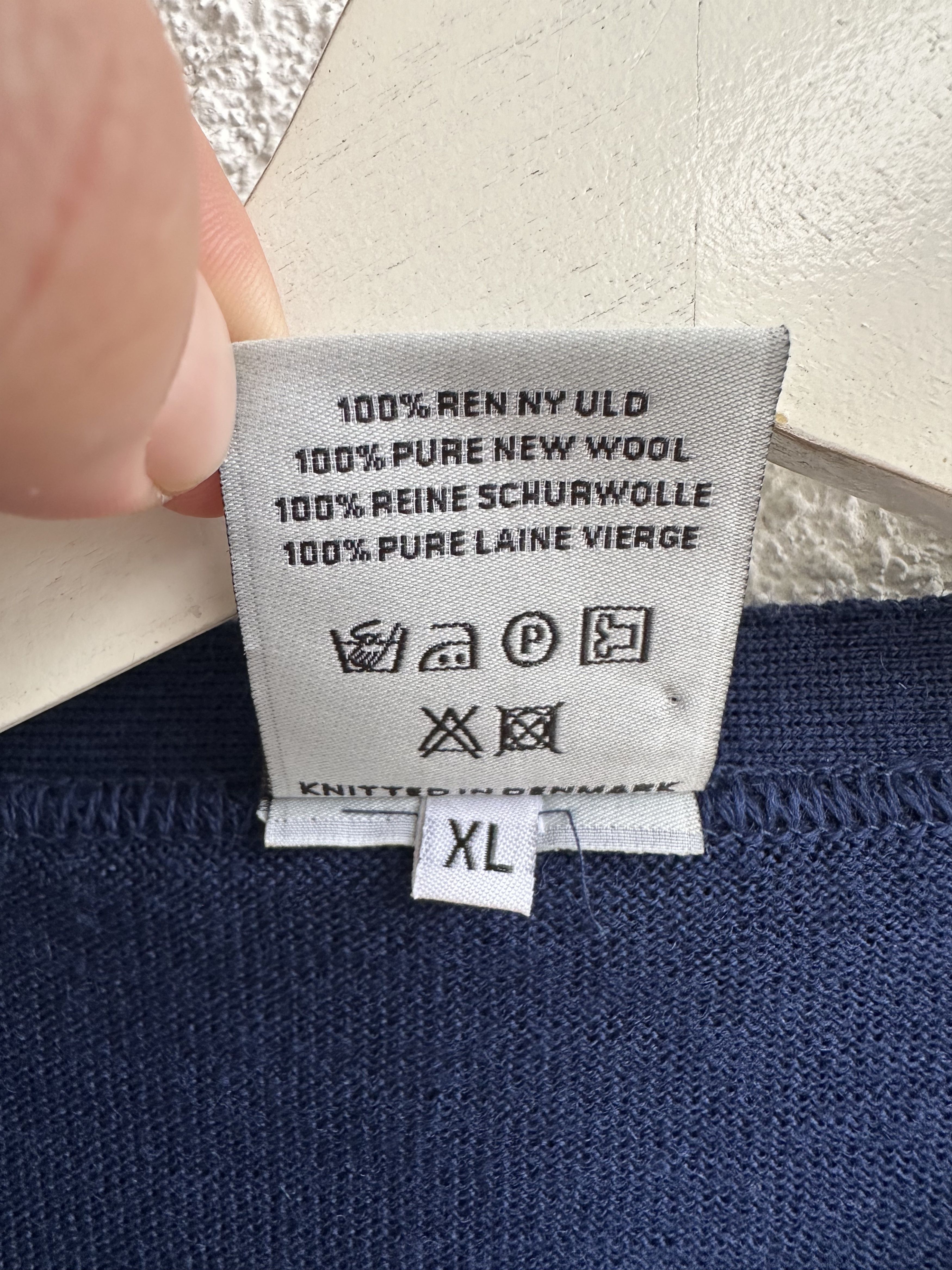 S.N.S. Herning blue wool cardigan Size US XL / EU 56 / 4 - 5 Thumbnail