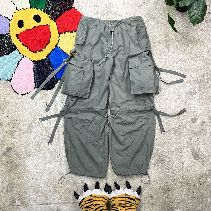 Japanese Brand BAGGY BONDAGE PARASHCHUTE VNTG MULTIPOCKET CARGO PANTS 1990s Size US 32 / EU 48 - 1 Thumbnail