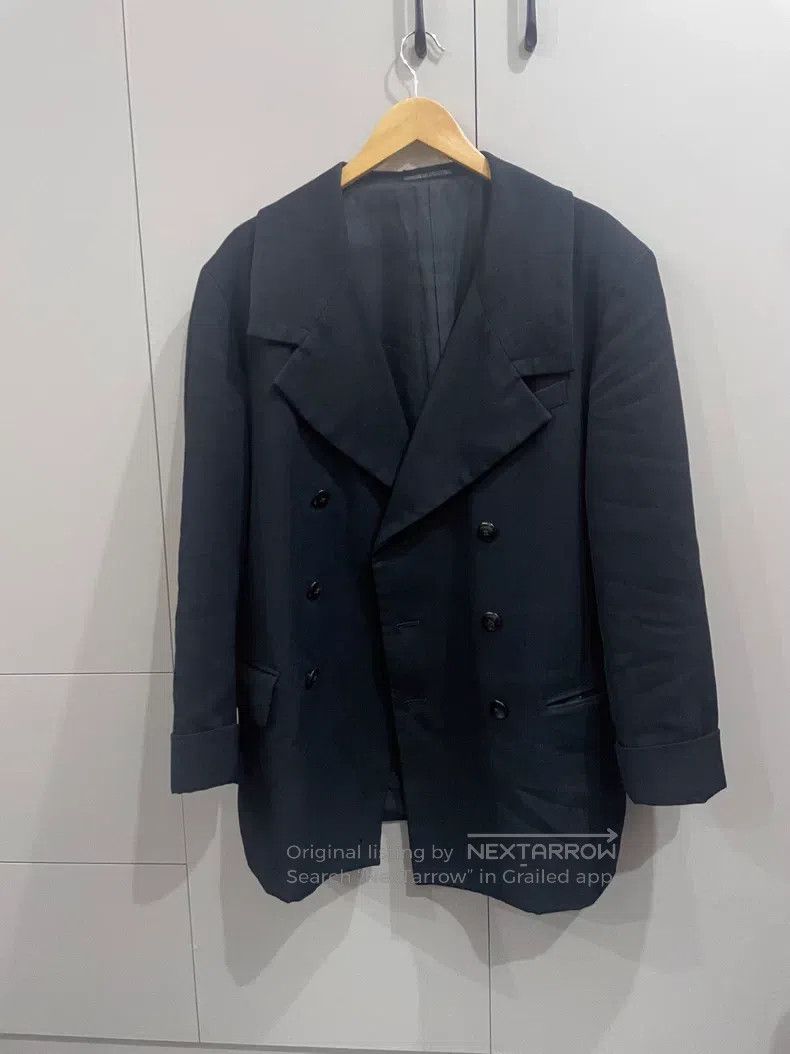 Yohji Yamamoto Yohji Yamamoto size s 1988aw Aristocratic Large Lapel blaze Size 48S - 2 Thumbnail