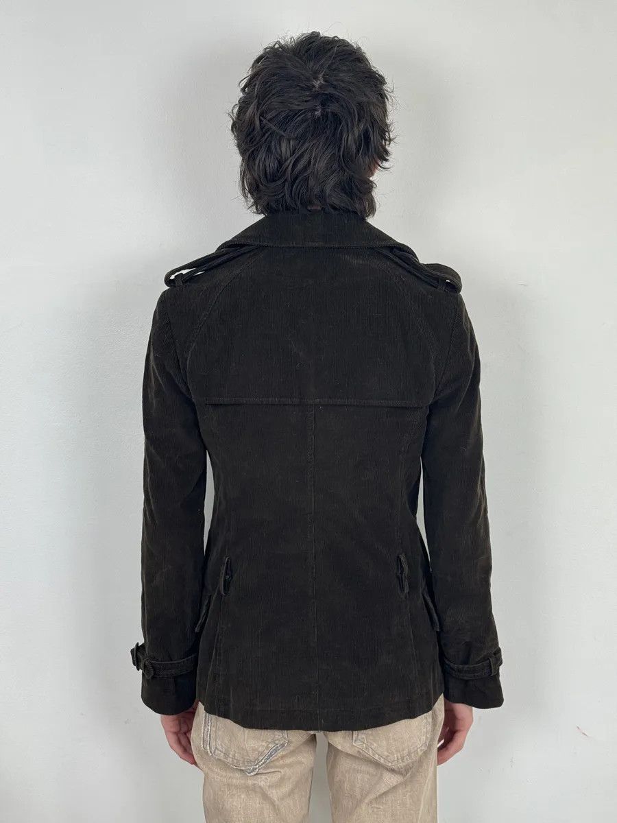 Miu Miu 1990s Miu Miu Officer Buttoned Velvet Caban Jacket Size US S / EU 44-46 / 1 - 4 Thumbnail